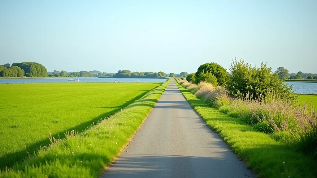 Scenic view of the Shannon Erne Blueway with water and green landscape in different seasons
